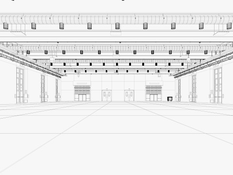 Exhibition Hall 36 3Dモデル