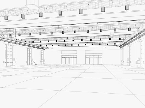 Exhibition Hall 36 3Dモデル