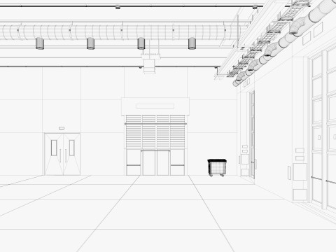 Exhibition Hall 36 3Dモデル