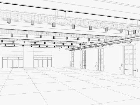 Exhibition Hall 36 3Dモデル