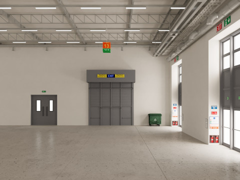 Exhibition Hall 37 Modèle 3D