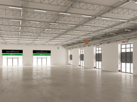 Exhibition Hall 37 Modèle 3D