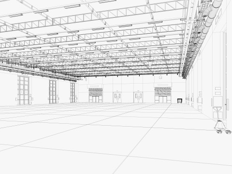 Exhibition Hall 37 Modèle 3D