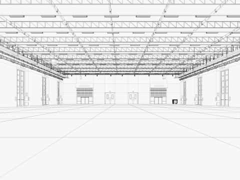 Exhibition Hall 37 Modèle 3D