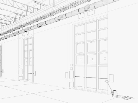 Exhibition Hall 37 Modèle 3D
