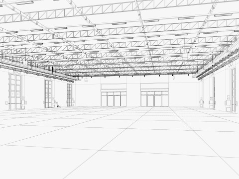 Exhibition Hall 37 Modèle 3D