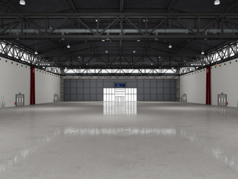 Exhibition Hall 38 3D-Modell