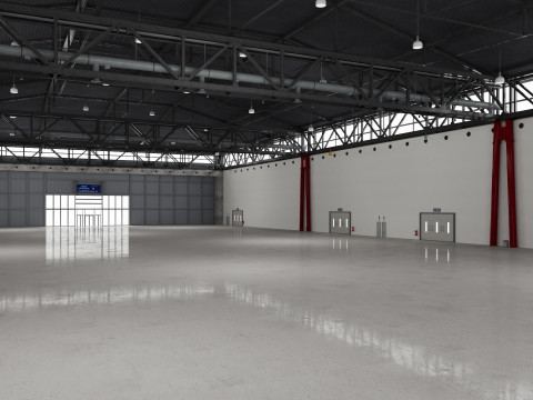 Exhibition Hall 38 3D Model
