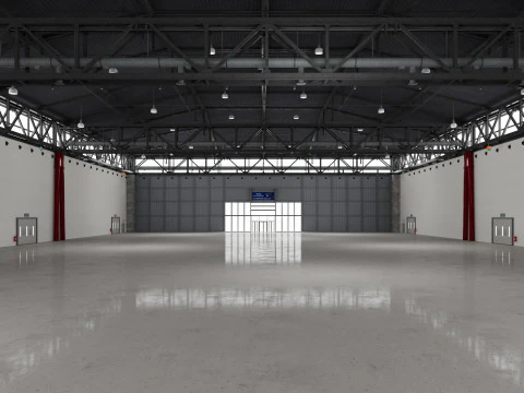 Exhibition Hall 38 3D Model