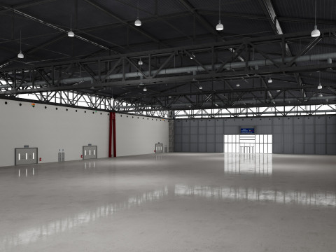 Exhibition Hall 38 3D Model