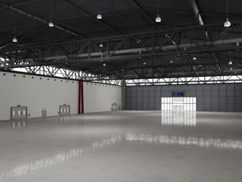 Exhibition Hall 38 3D Model