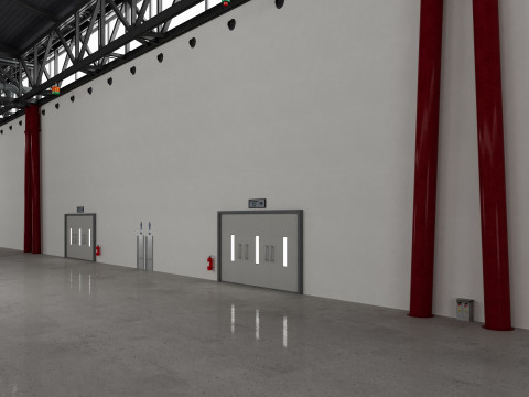 Exhibition Hall 38 3D Model