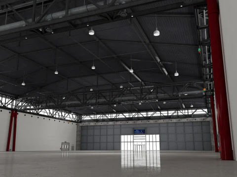Exhibition Hall 38 3D Model
