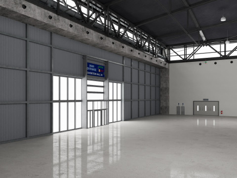 Exhibition Hall 38 3D Model