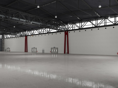 Exhibition Hall 38 3D Model