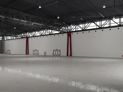 Exhibition Hall 38 3D Model