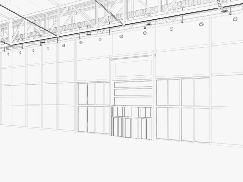 Exhibition Hall 38 3D Model
