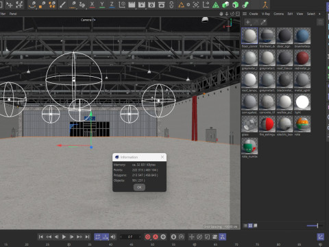 Exhibition Hall 38 3D Model