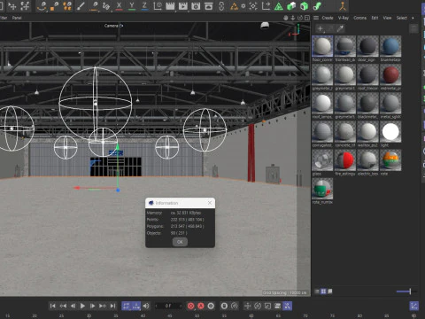Exhibition Hall 38 3D Model