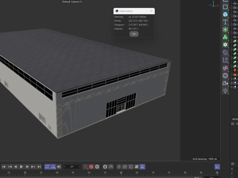 Exhibition Hall 38 3D Model