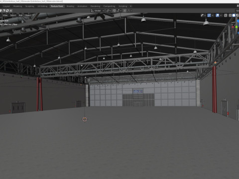Exhibition Hall 38 3D Model