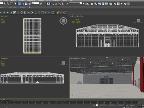 Exhibition Hall 38 3D Model
