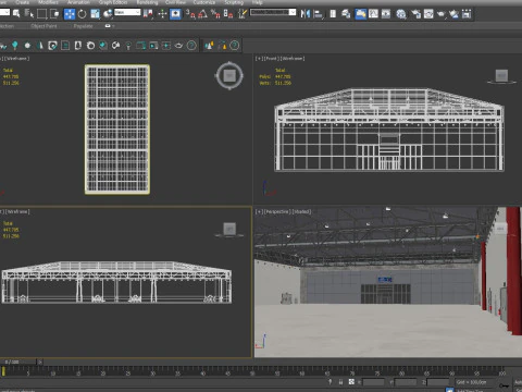 Exhibition Hall 38 3D Model