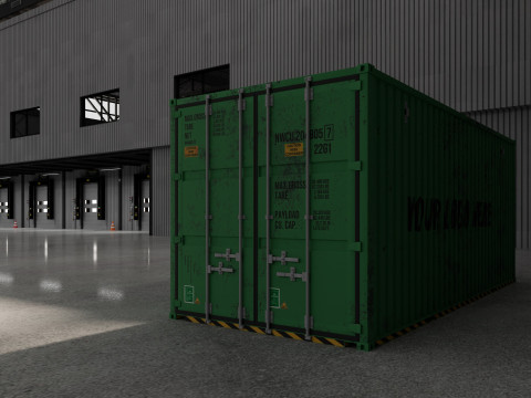 Warehouse Logistic 10 interior and exterior 3D Model