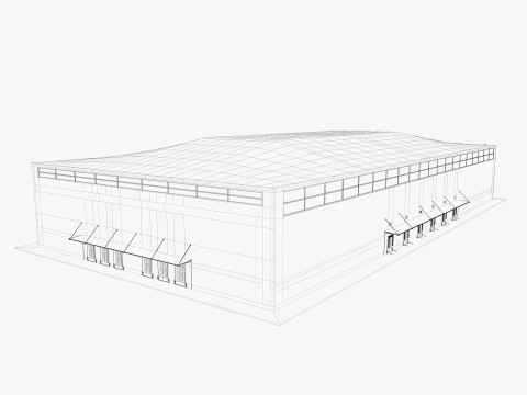 Warehouse Logistic 10 interior and exterior 3D Model