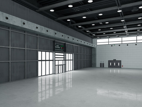 Fair Exposition Center 2 3D Model