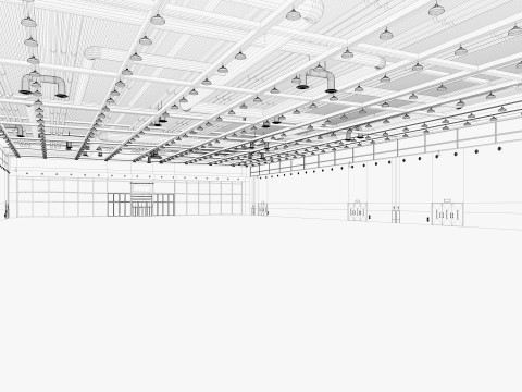 Fair Exposition Center 2 3D Model