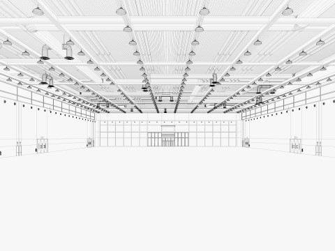 Fair Exposition Center 2 3D Model