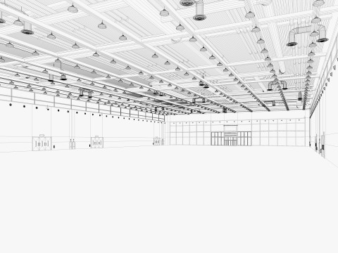 Fair Exposition Center 2 3D Model