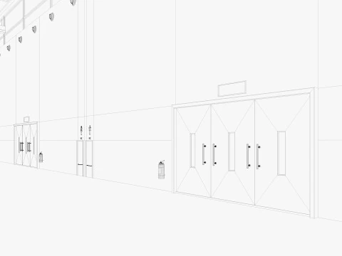 Fair Exposition Center 2 3D Model