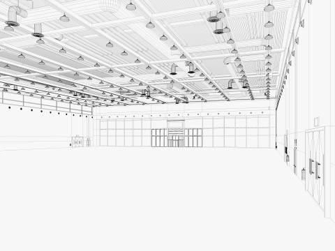 Fair Exposition Center 2 3D Model