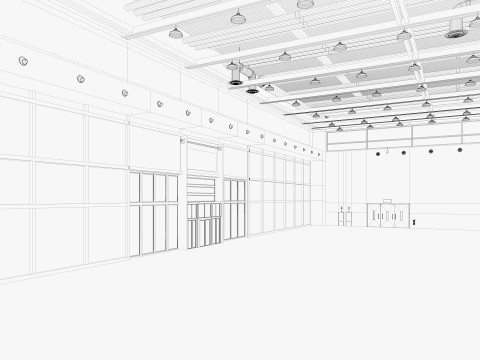 Fair Exposition Center 2 3D Model