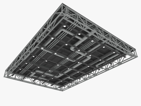 Ceiling Ventilation Pipes 10 3D-Modell
