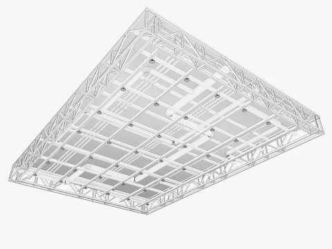 Ceiling Ventilation Pipes 10 3D Model