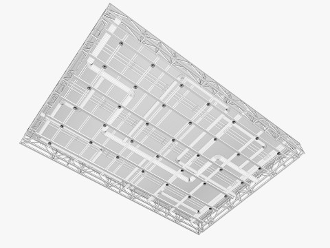 Ceiling Ventilation Pipes 10 3Dモデル