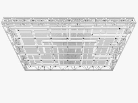 Ceiling Ventilation Pipes 10 3Dモデル