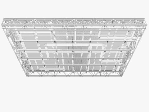 Ceiling Ventilation Pipes 10 3D Model
