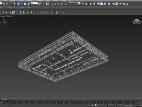 Ceiling Ventilation Pipes 10 3D Model