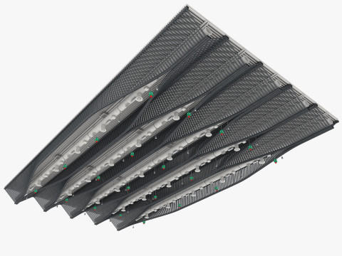 Ceiling Ventilation Pipes 11 3D-Modell