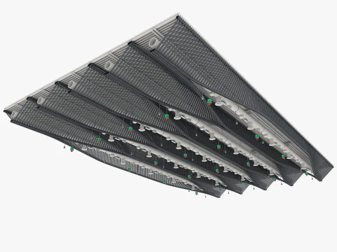 Tavan Havalandırma Boruları 11 3D Model