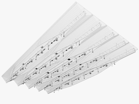 Ceiling Ventilation Pipes 11 3D 모델
