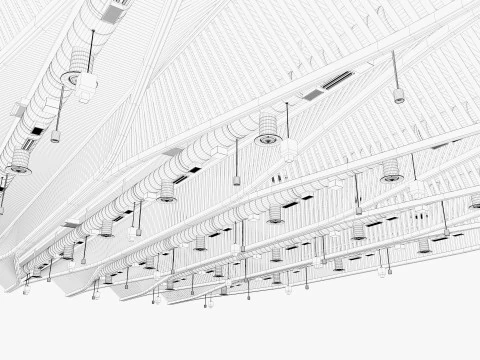 Tavan Havalandırma Boruları 11 3D Model