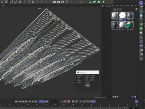 Ceiling Ventilation Pipes 11 3D 모델