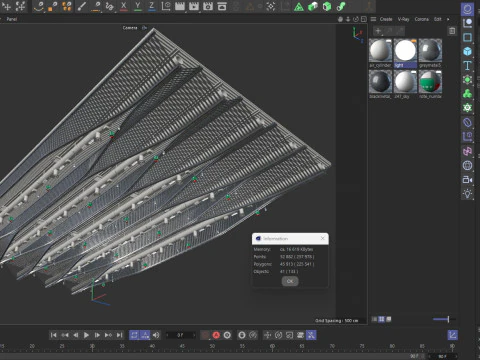 Tavan Havalandırma Boruları 11 3D Model