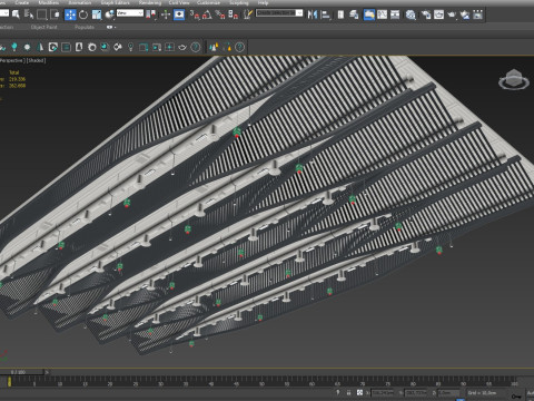 Ceiling Ventilation Pipes 11 3D 모델