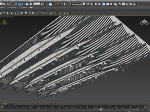 Tavan Havalandırma Boruları 11 3D Model